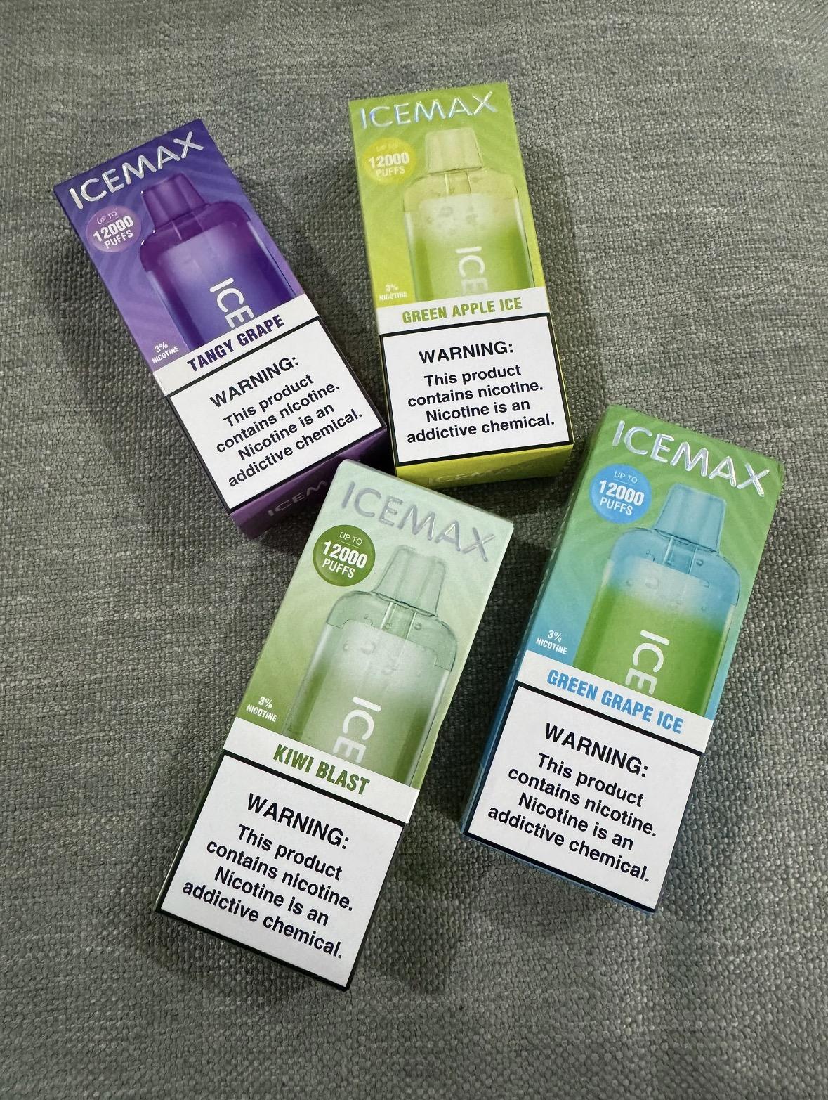 ICE MAX冰爆一次性電子煙深度測評：12種口味的冰霜暴擊體驗全解析