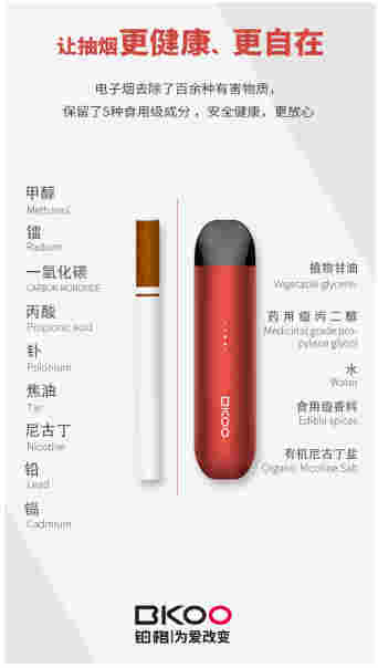 鉑格電子煙：電子煙作為替煙減害產品，是大健康需求下的必然趨勢
