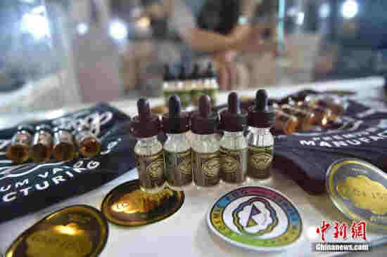 資料圖：電子煙煙液。中新網記者 金碩 攝