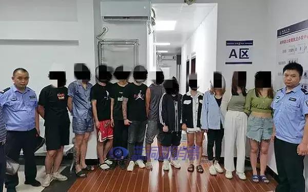 湘陰警方連破兩起吸食新型毒品案，抓獲涉毒人員11名